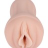 Реалистичный односторонний мастурбатор Real Women Dual Layer с двойной структурой 15,5х8,2 см