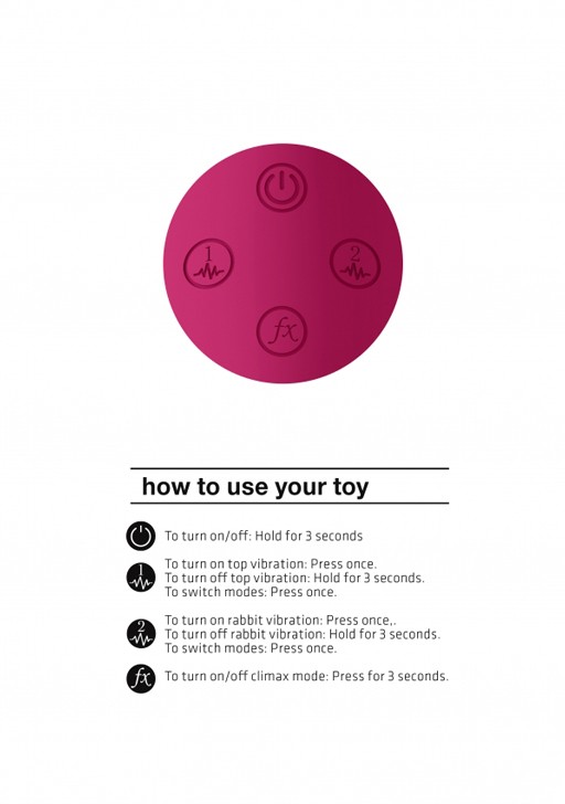 Вибромассажер Kyra с функциями "пульсирующее воздействие" и "мгновенный оргазм"