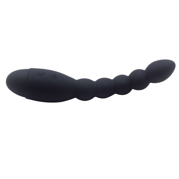 Анальный вибростимулятор черный