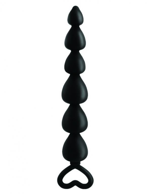 Анальный стимулятор из силикона Anal Fantasy Collection Elite Lover's Beads - Black
