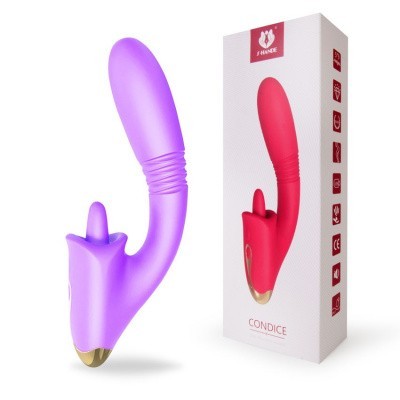 ВИБРОМАССАЖЁР 9 режимов возвратно-поступательных движений, 9 режимов вибрации