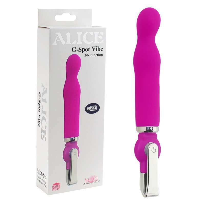 Вибратор ALICE 20-Function G-Spot Vibe розовый