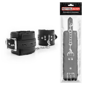 Наручники кожаные с мехом