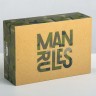 Коробка "Man rules" 16х23х7,5 см