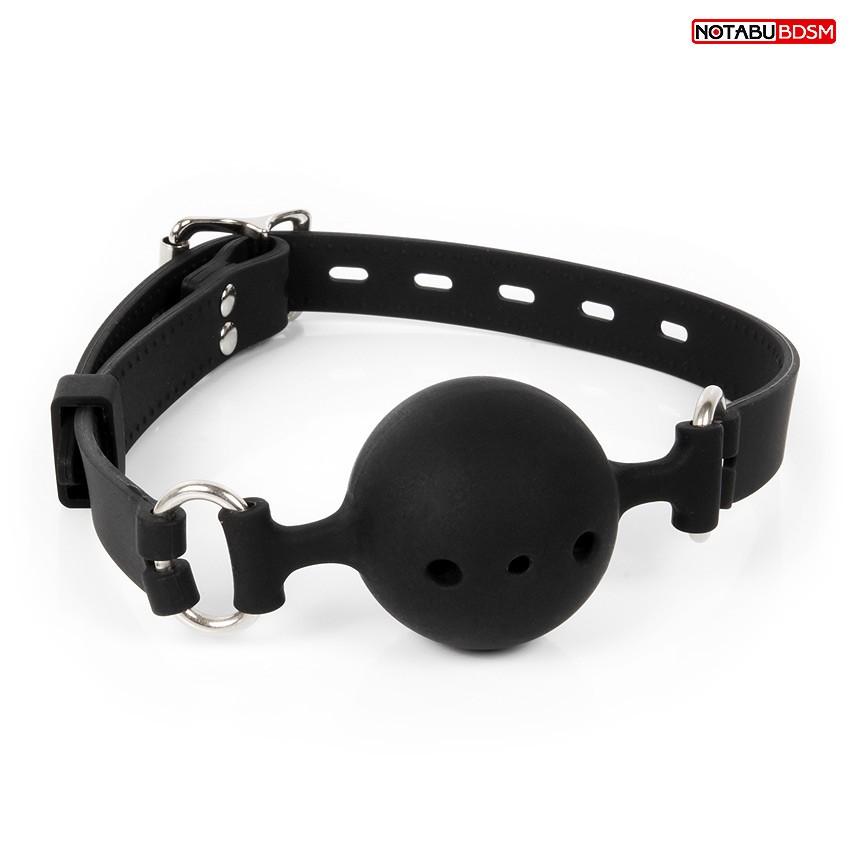 Кляп L 550 мм, D 45 мм, цвет чёрный, силикон