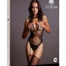 Кетсьюит (боди-комбинезон) Contrast Suspender Bodystocking