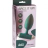 Анальная пробка с вибрацией Spice it up New Edition Perfection Dark green