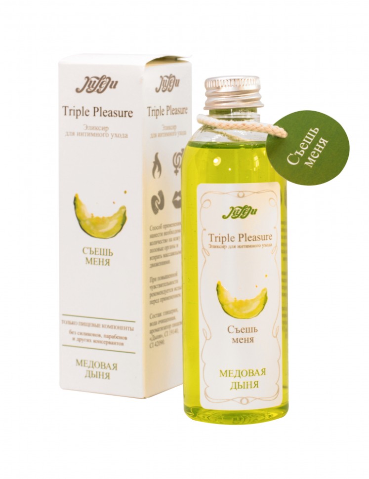 Эликсир для интимного ухода "Triple Pleasure" Медовая дыня 130 гр