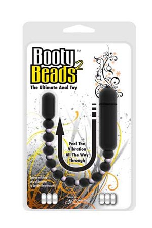 Анальная вибро-цепочка Booty Beads Black