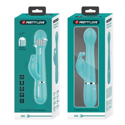 Вибромассажер 7 режимов вибрации, 4 режима вращения шариков, 4 режима возвратно-поступательных движе