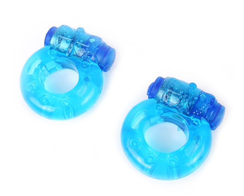 Кольцо эрекционное с вибрацией с вибрацией, 2 шт