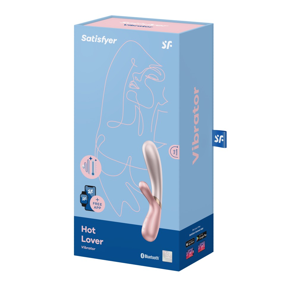 Вибромассажер Satisfyer Hot Lover с возможностью управления через приложение - розовый