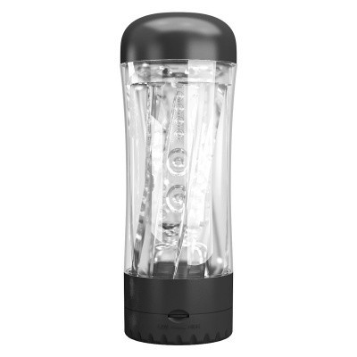 Мастурбатор с вибрацией в колбе L 190 мм D 65 мм,