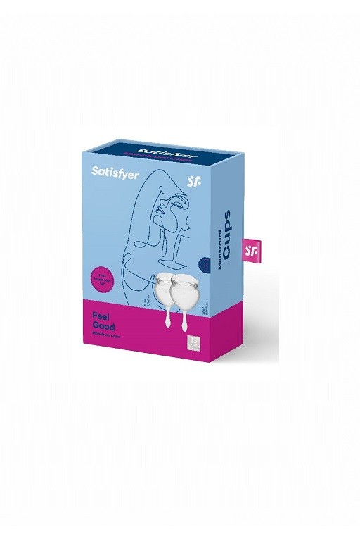 Набор менструальных чаш Satisfyer Feel good Menstrual Cup (Transparent)