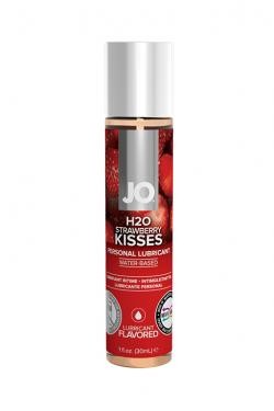 Вкусовой лубрикант &quot;Клубника&quot; / JO Flavored Strawberry Kiss 1oz - 30 мл.