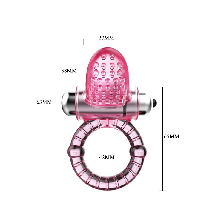 Силиконовое виброкольцо Cook Ring Pink
