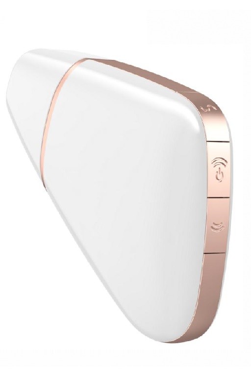 Вакуумно-волновой вибростимулятор Satisfyer Love Triangle управления через приложение (белый)