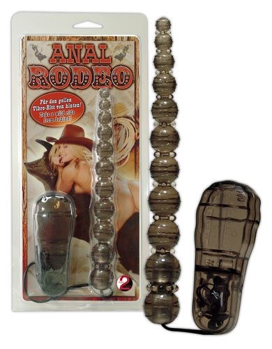 Анальный массажер с вибрацией Anal Rodeo schwarz