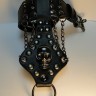 Браслет Ouch! Skulls and Bones Black