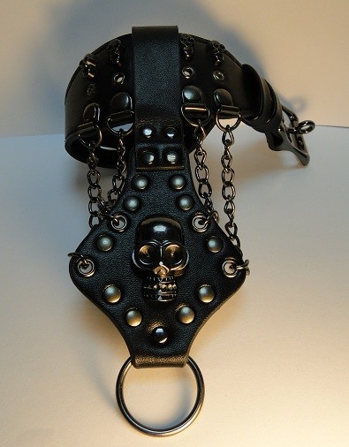 Браслет Ouch! Skulls and Bones Black