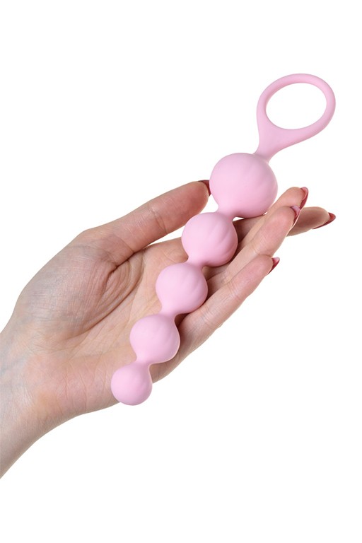 Набор анальных цепочек Satisfyer Love Beads (set of 2) - разноцветный