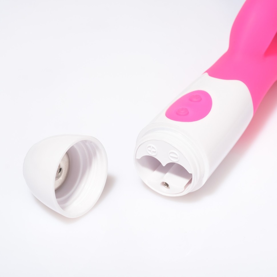 Вибратор - кролик "WOW", 30 режимов, стимулятор клитора и точки G, водонепроницаемый