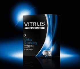 Презервативы VITALIS premium №3 delay cooling