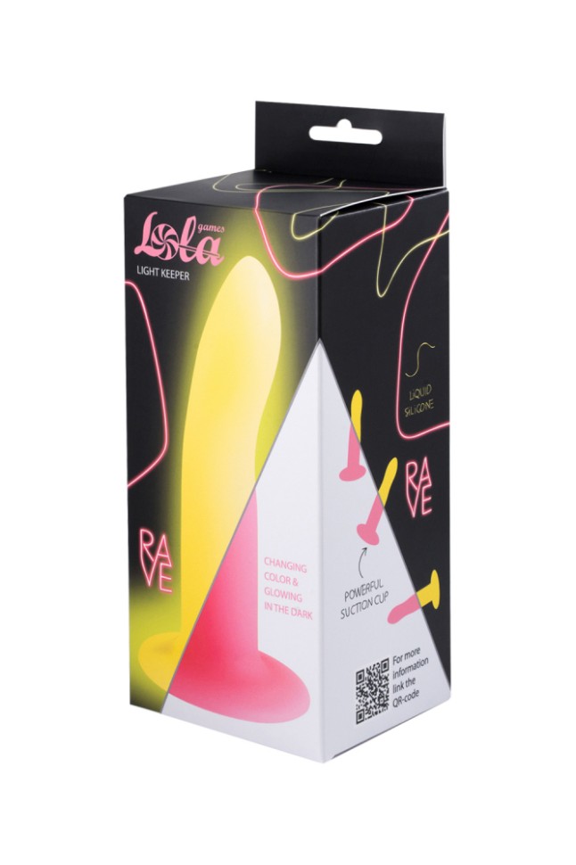 Светящийся в темноте дилдо Rave Light Keeper