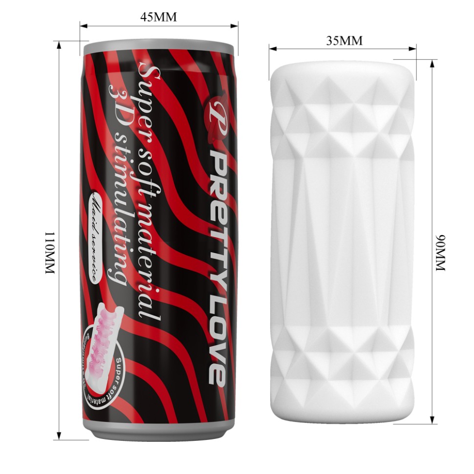 Маструбатор Pretty Love длина — 90 мм, ширина — 35 мм, TPR