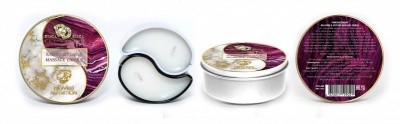 Массажная свеча с феромонами Relaxing & Exciting massage candle "Райская вишня" 30 мл.
