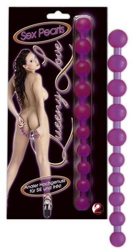 Анальный массажер-бусы  Queeny Love Sex Pearls