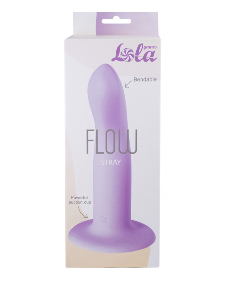 Нереалистичный дилдо Flow Stray Purple