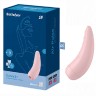 Вакуумно-волновой стимулятор Satisfyer Curvy 2+ с возможностью управления через приложение - розовый