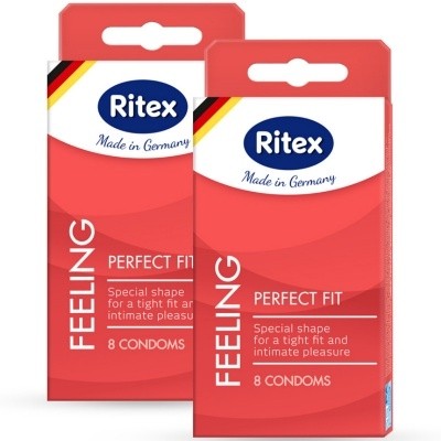 Презервативы "Ritex Perfect Fit № 8" (анатомической формы с накопителем), 3 штук
