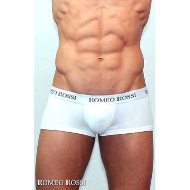 Мужские трусы хипсы белые Romeo Rossi Comfort Boxer Brief, XXL