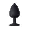 Анальная пробка Emotions Cutie Large Black golden crystal
