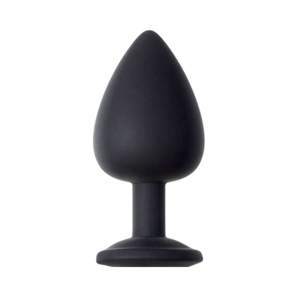 Анальная пробка Emotions Cutie Large Black golden crystal