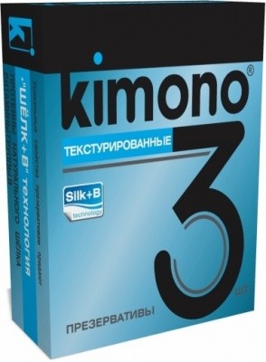 Текстурированные презервативы Kimono 3 шт.