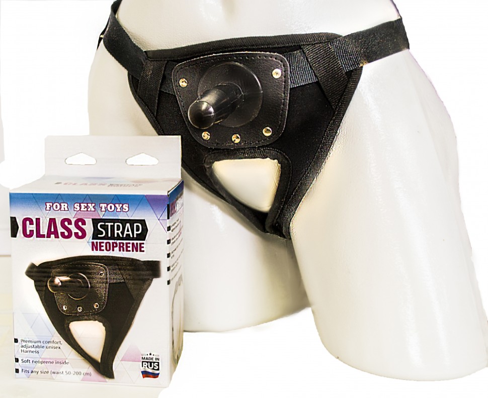 Трусики со штырьком из неопрена Class Strap