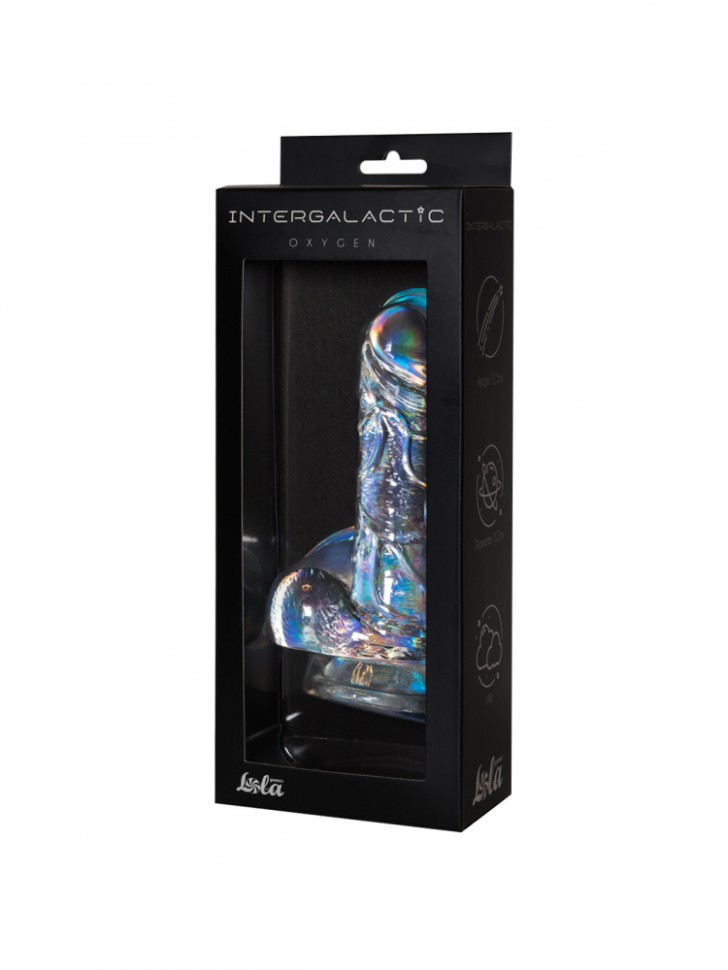 Прозрачный дилдо Intergalactic Oxygen