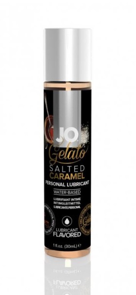 Вкусовой лубрикант на водной основе JO Gelato Salted Caramel Flavored Lubricant 30ml