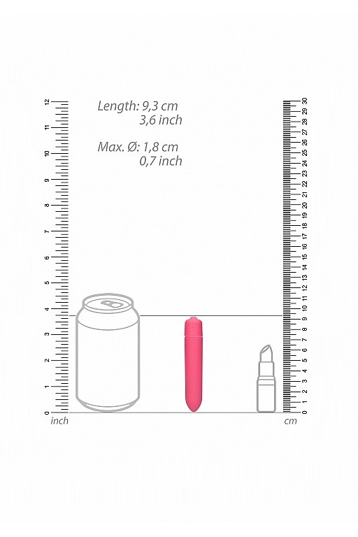 Вибропуля 1 Speed Bullet розовая