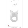 Эрекционное Вибро-кольцо OVO B2 Vibrating ring white