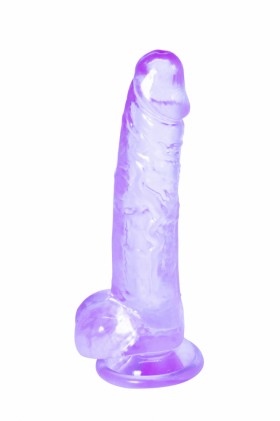 Прозрачный дилдо Intergalactic Rocket Purple