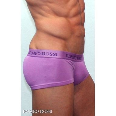 Мужские трусы хипсы сиреневые Romeo Rossi Comfort Boxer Brief, L