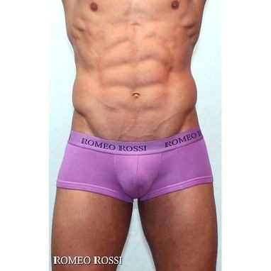 Мужские трусы хипсы сиреневые Romeo Rossi Comfort Boxer Brief, L