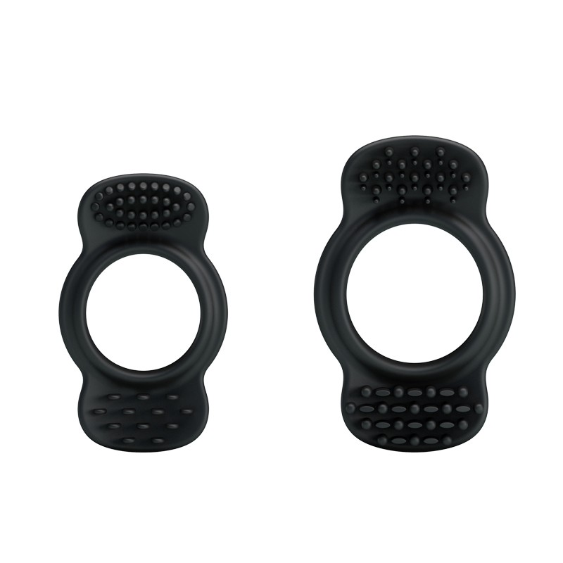 Набор эрекционных колец внешний диаметр колец- 3,7 и 4,5 см, внутренний диаметр отверстий- 2,5 и 3 с
