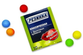 Шуточная жвачка- Резинка Классическая.