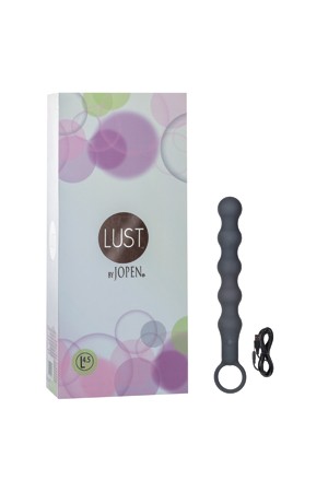 Анальная вибро-цепочка гибкая Lust by Jopen  4,5"