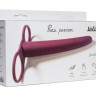 Насадка для двойного проникновения Pure Passion Gimlet Wine red